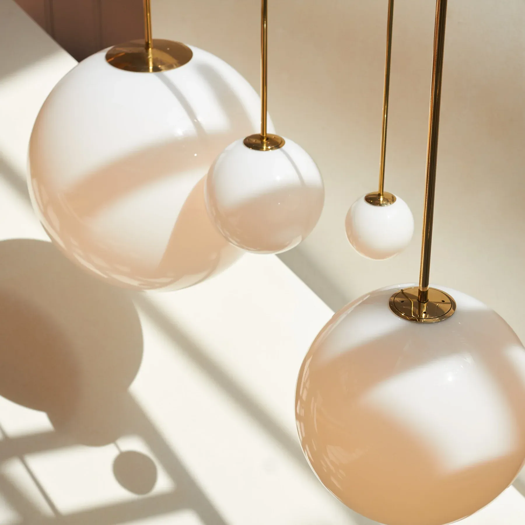 Hailie Moderno Minimalismo Vidrio Lámpara Colgante Salón Comedor
