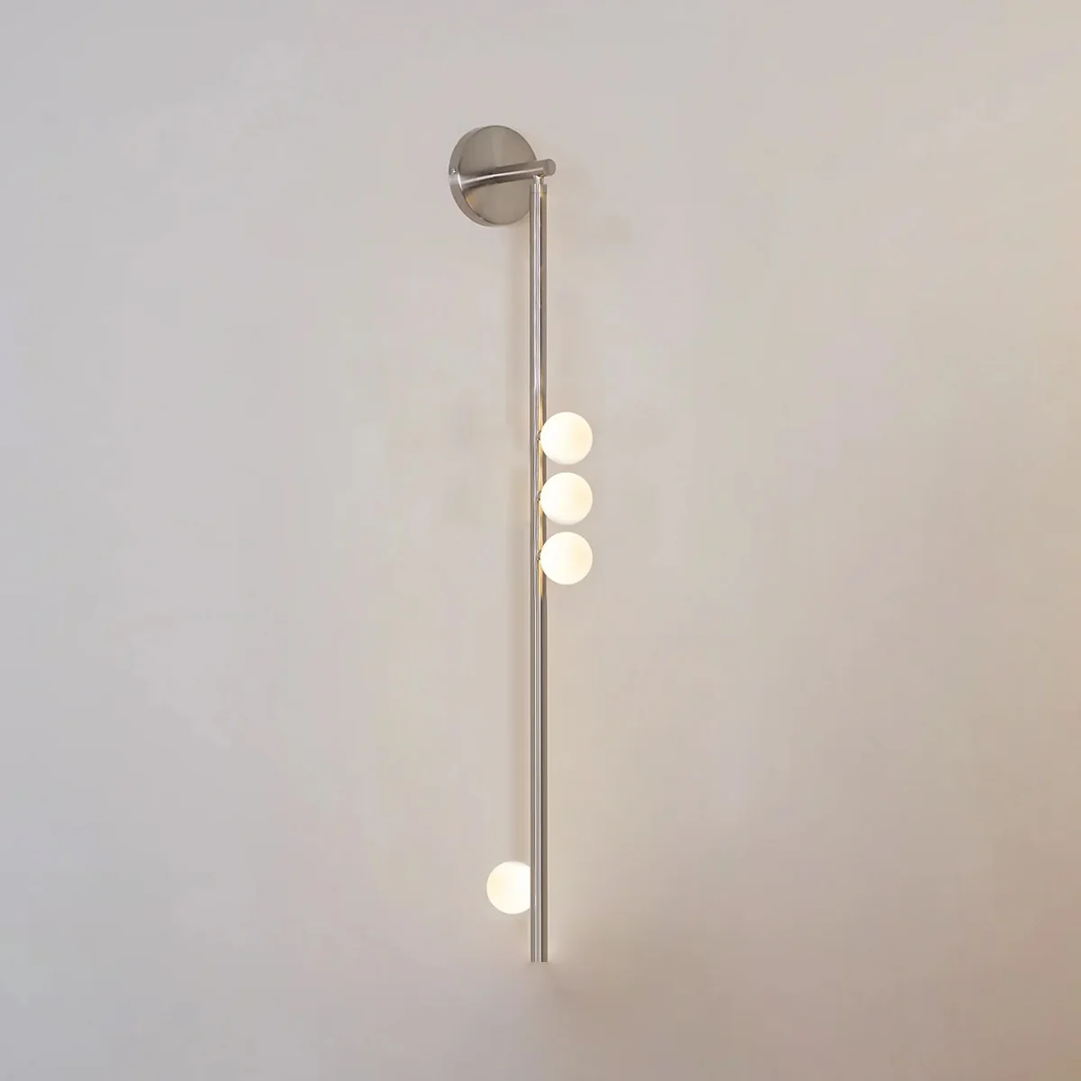 Edge Minimalism Metal Glass Wall Lamp Bedroom Living Room