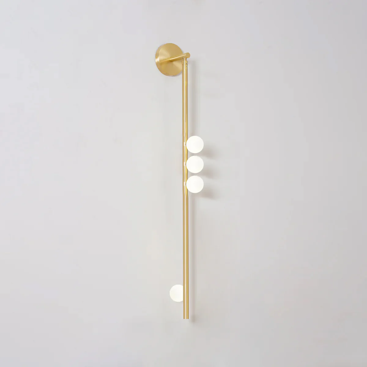 Edge Minimalism Metal Glass Wall Lamp Bedroom Living Room
