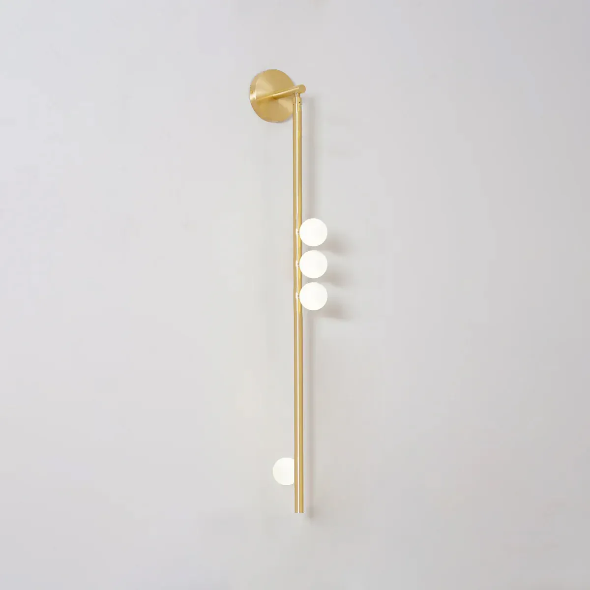 Edge Minimalism Metal Glass Wall Lamp Bedroom Living Room