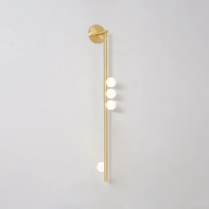 Edge Minimalism Metal Glass Wall Lamp Bedroom Living Room
