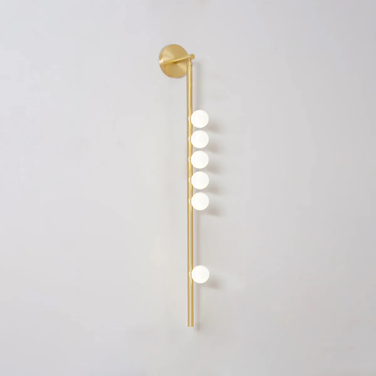 Edge Minimalism Metal Glass Wall Lamp Bedroom Living Room