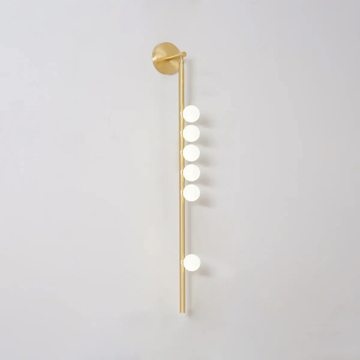 Edge Minimalism Metal Glass Wall Lamp Bedroom Living Room