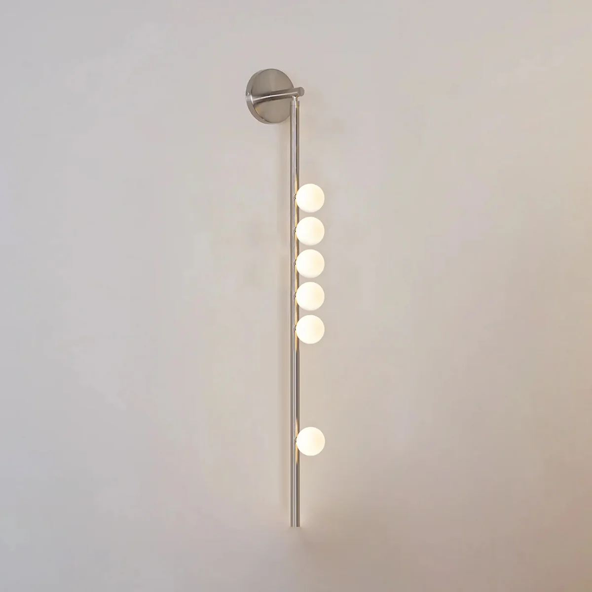 Edge Minimalism Metal Glass Wall Lamp Bedroom Living Room