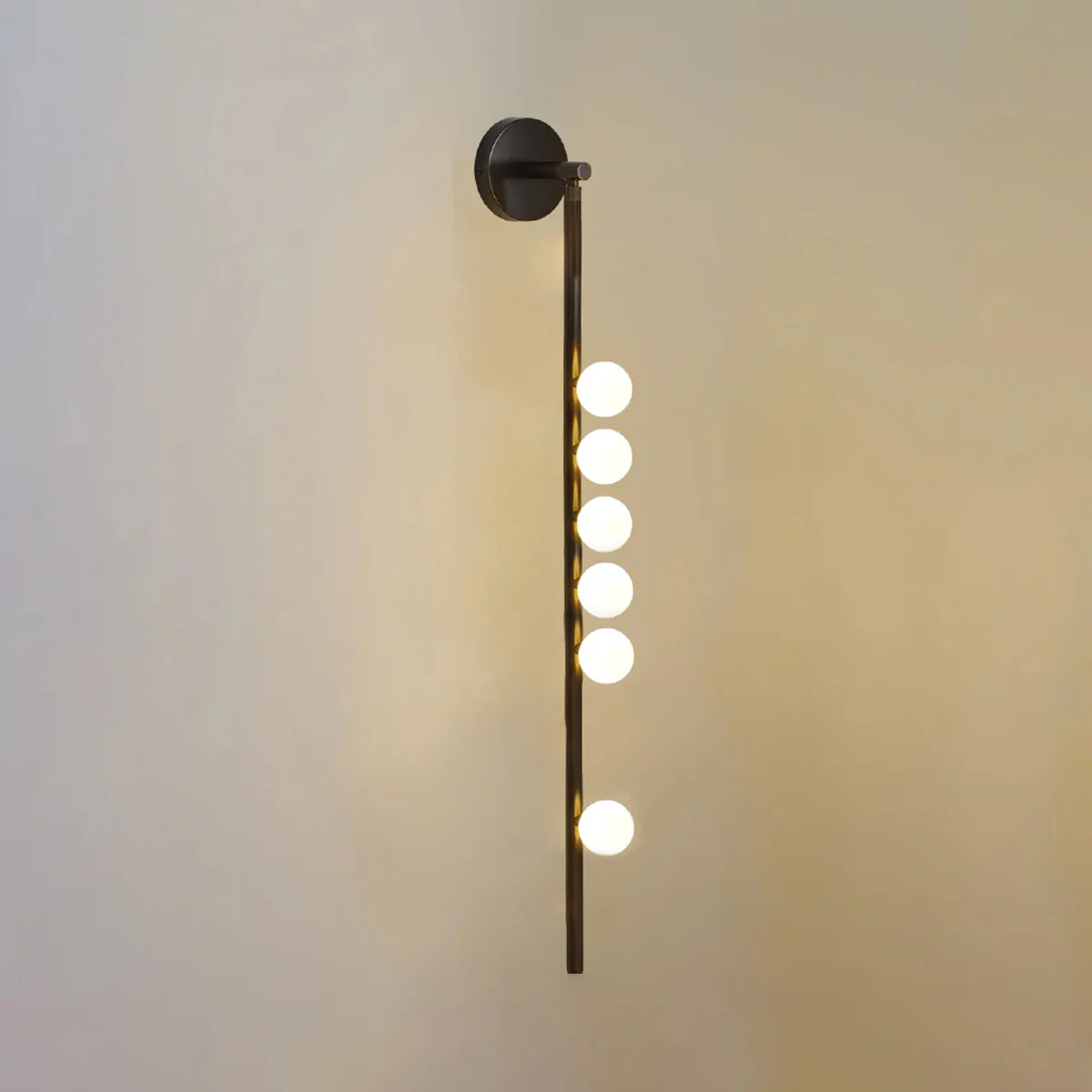 Edge Minimalism Metal Glass Wall Lamp Bedroom Living Room