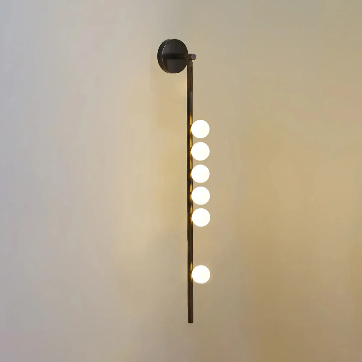 Edge Minimalism Metal Glass Wall Lamp Bedroom Living Room
