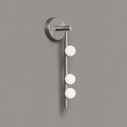 Edge Minimalism Metal Glass Wall Lamp Bedroom Living Room