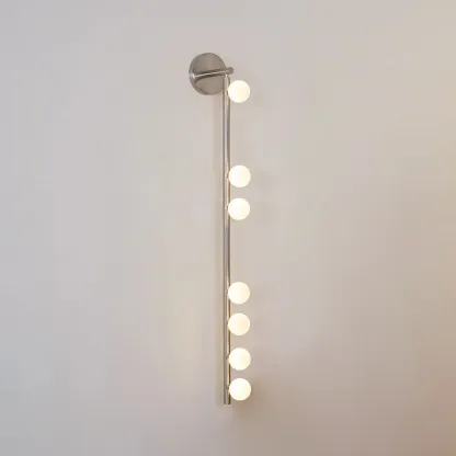 Edge Minimalism Metal Glass Wall Lamp Bedroom Living Room