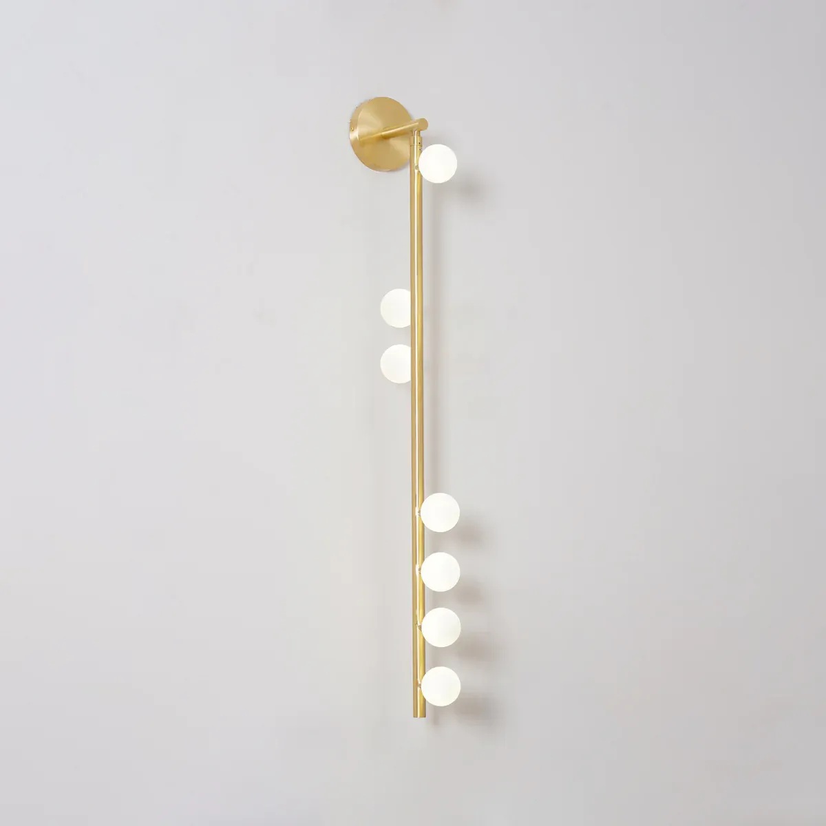 Edge Minimalism Metal Glass Wall Lamp Bedroom Living Room