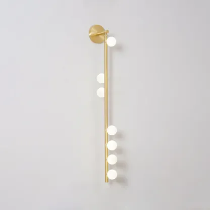 Edge Minimalism Metal Glass Wall Lamp Bedroom Living Room