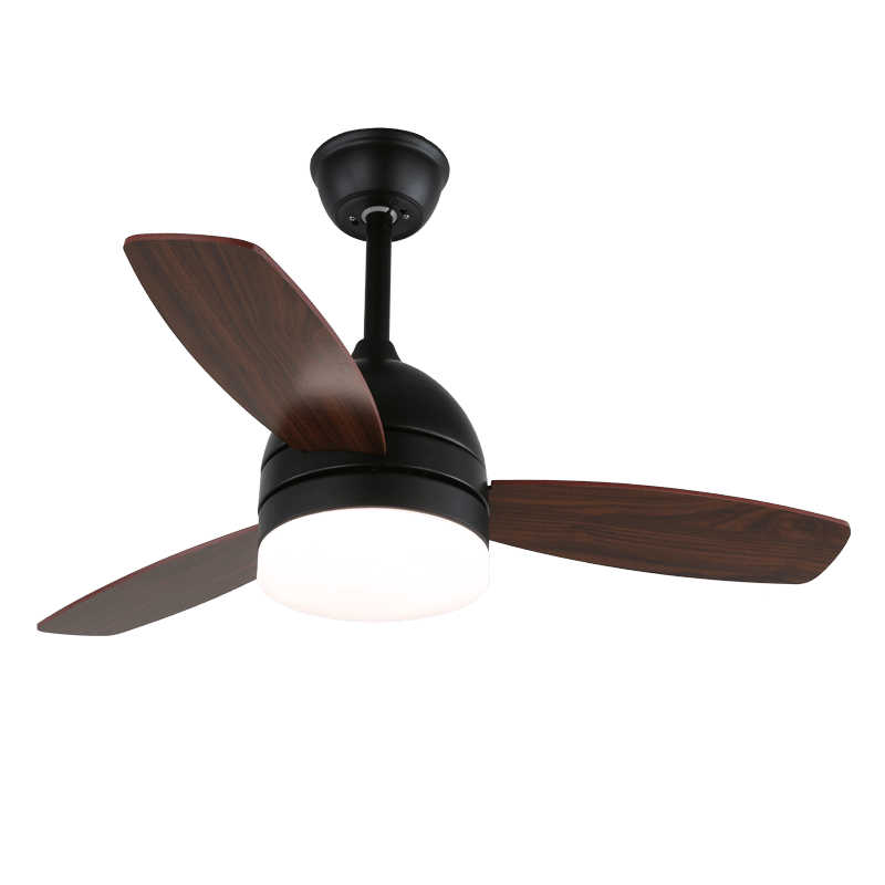 Ventilador de Techo Minimalista Selena de Madera con Luz, disponible en múltiples acabados de cuerpo