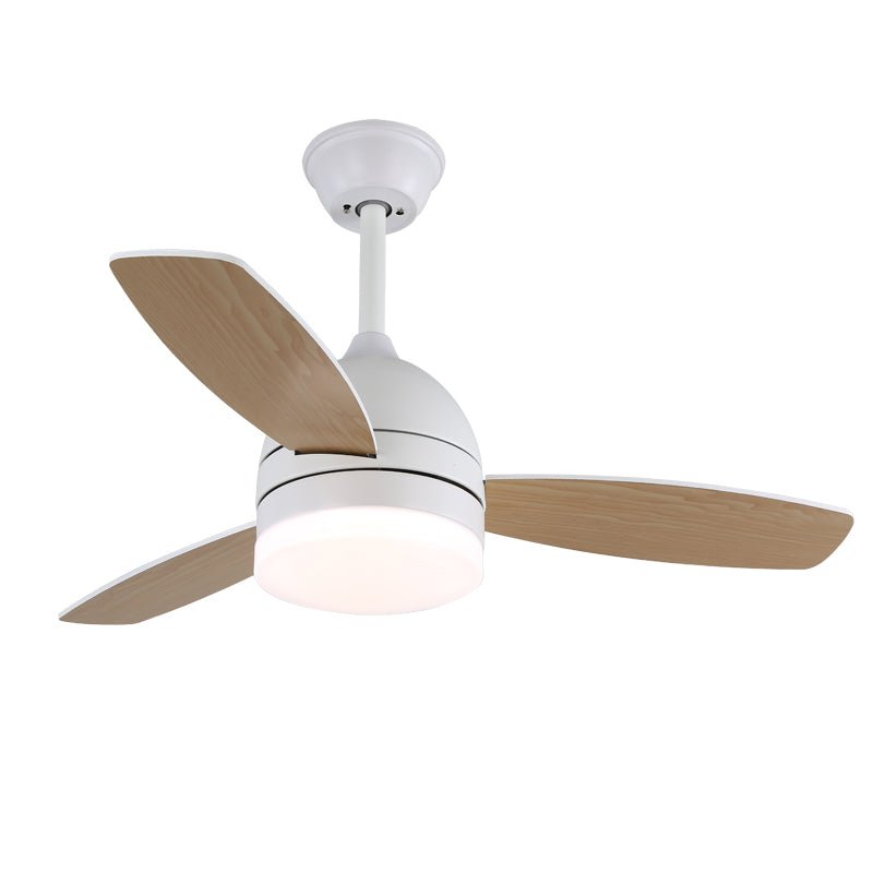 Ventilador de Techo Minimalista Selena de Madera con Luz, mando a distancia para ventilador y luz