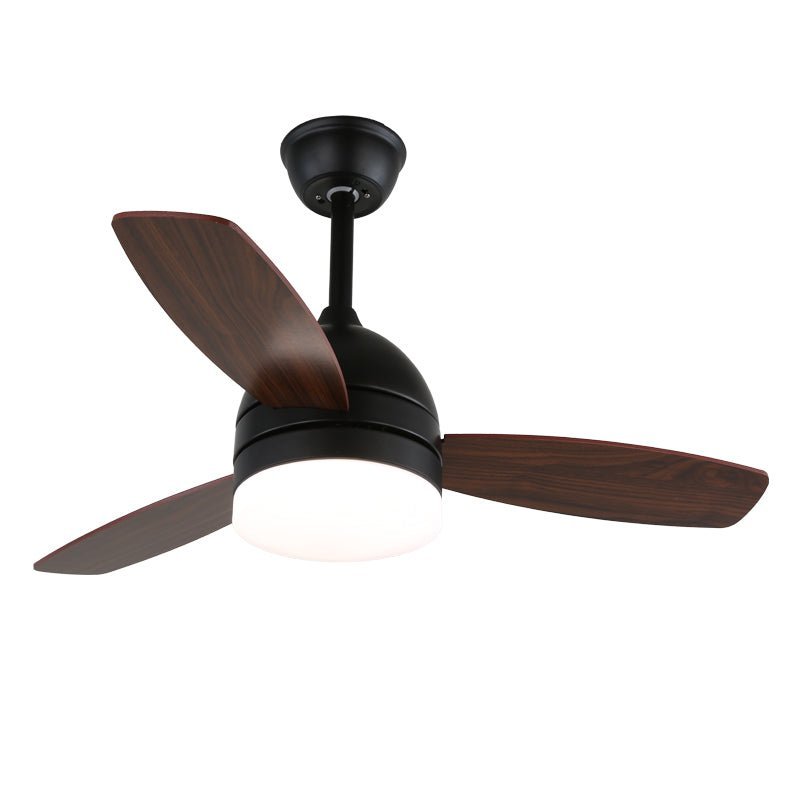 Ventilador de Techo Minimalista Selena de Madera con Luz, diagrama detallado de dimensiones