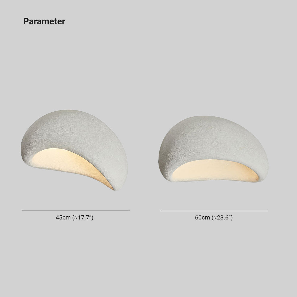 Byers Moderno LED Lámpara de Techo Blanco/Gris Dormitorio/Pasillo Resina