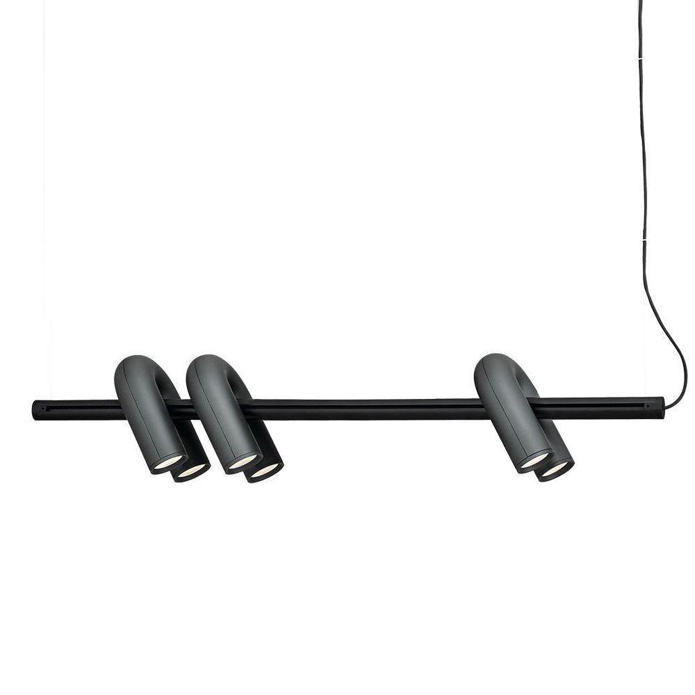 Retro Modular U-Shape Metal Chandelier
