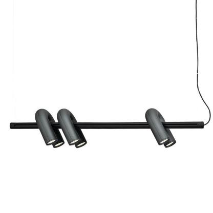 Retro Modular U-Shape Metal Chandelier
