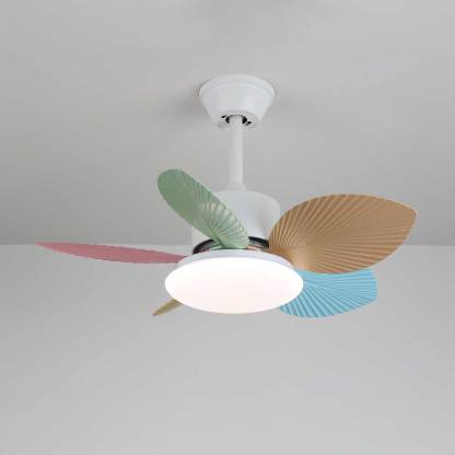 Ventilador de Techo Liora de Cristal Colorido, primer plano de la potencia de 35W