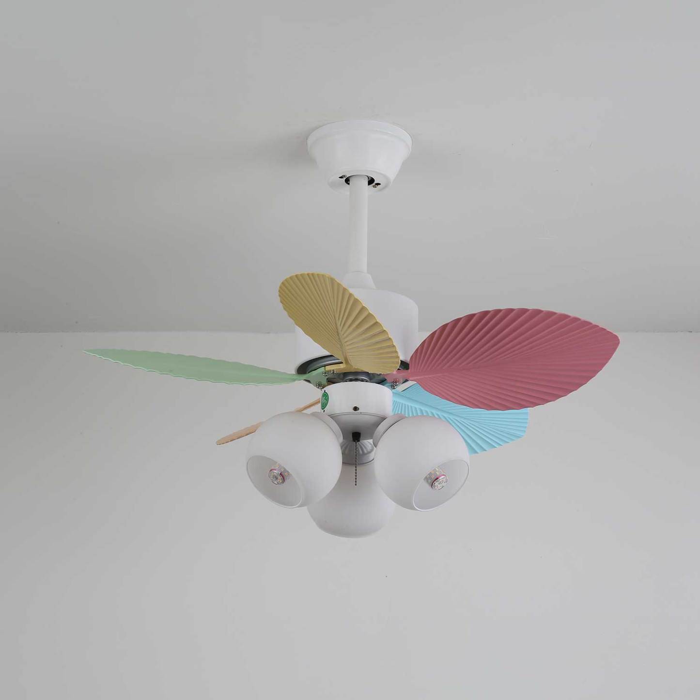 Ventilador de Techo Liora de Cristal Colorido, vista general 14