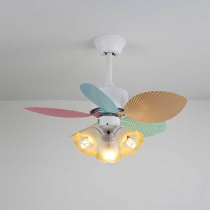 Ventilador de Techo Liora de Cristal Colorido, vista general 16