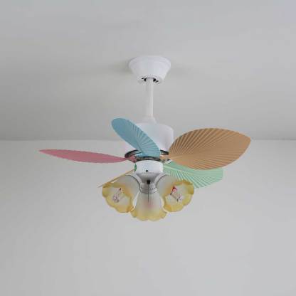 Ventilador de Techo Liora de Cristal Colorido, vista general 17