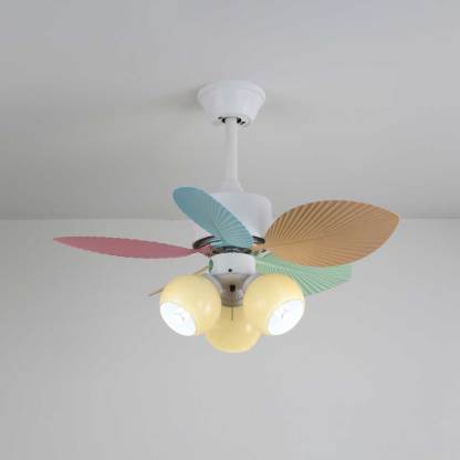 Ventilador de Techo Liora de Cristal Colorido, vista general 18
