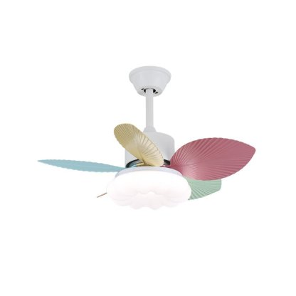 Ventilador de Techo Liora de Cristal Colorido, primer plano del mando a distancia