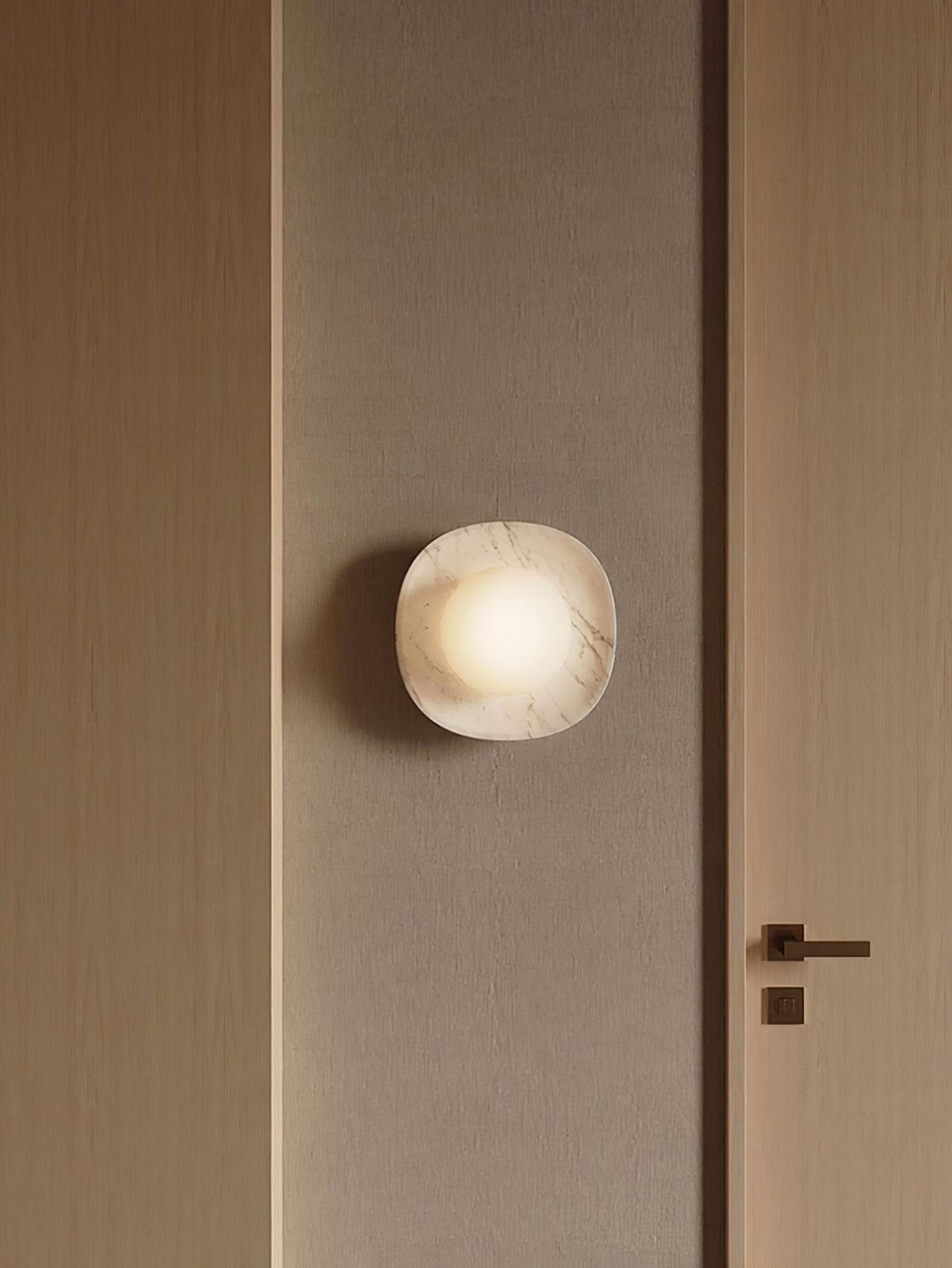 Carrara Cusp Sconce Aplique