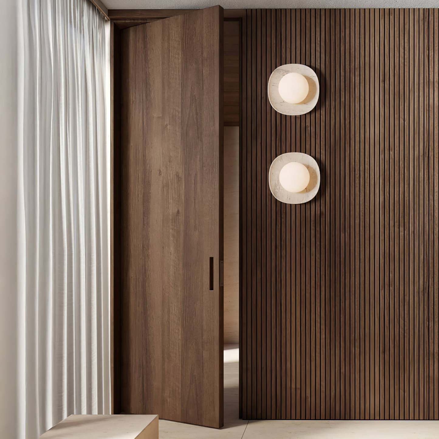 Carrara Cusp Sconce Aplique