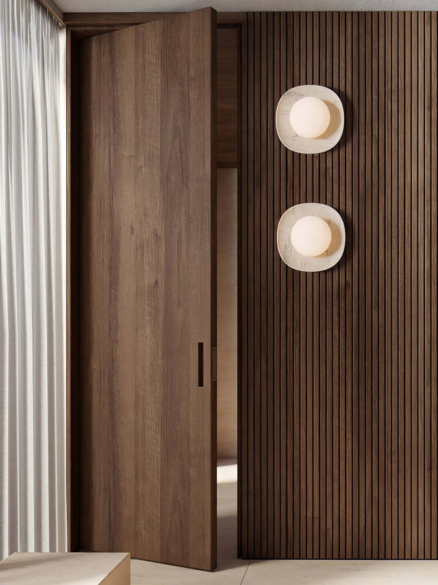 Carrara Cusp Sconce Aplique