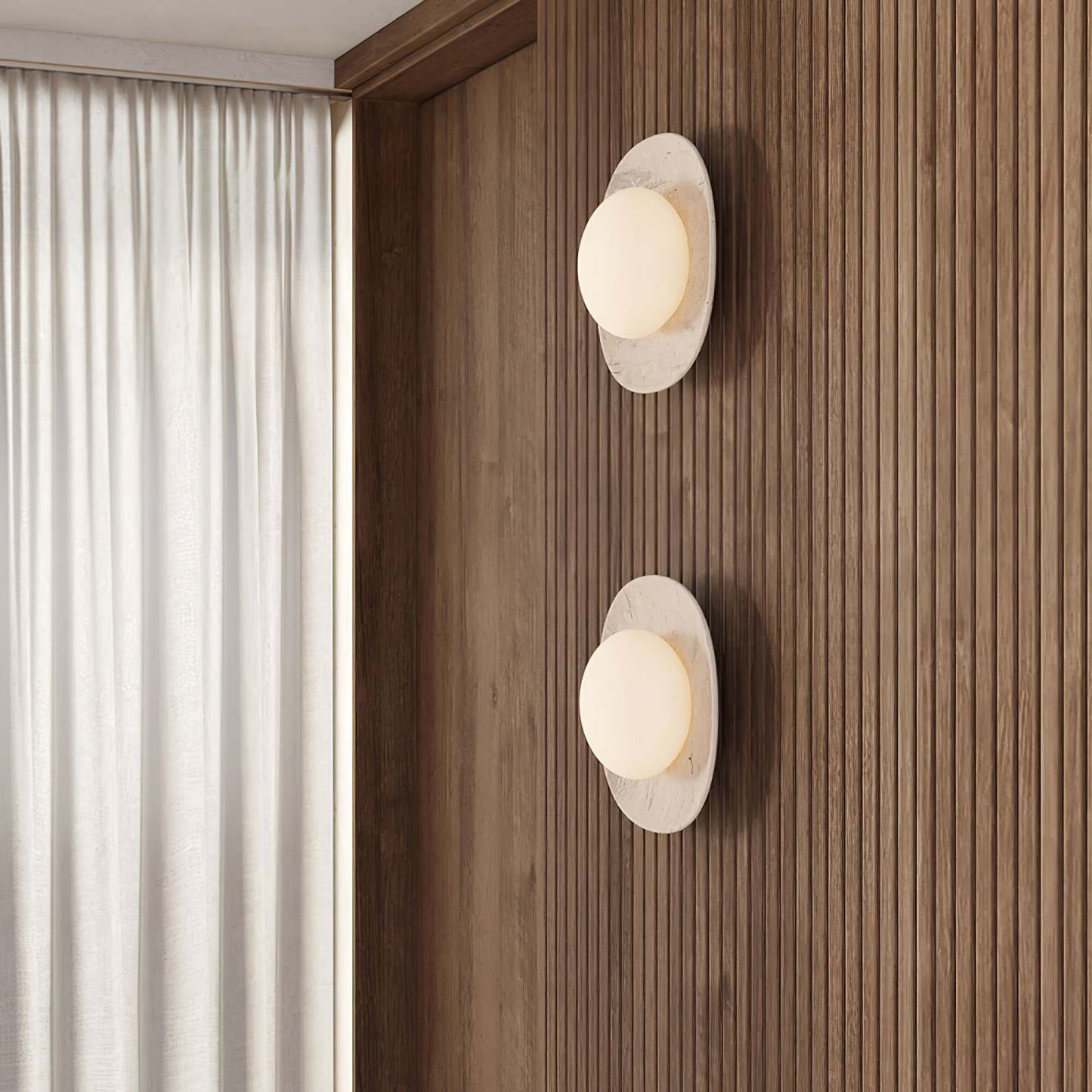 Carrara Cusp Sconce Aplique