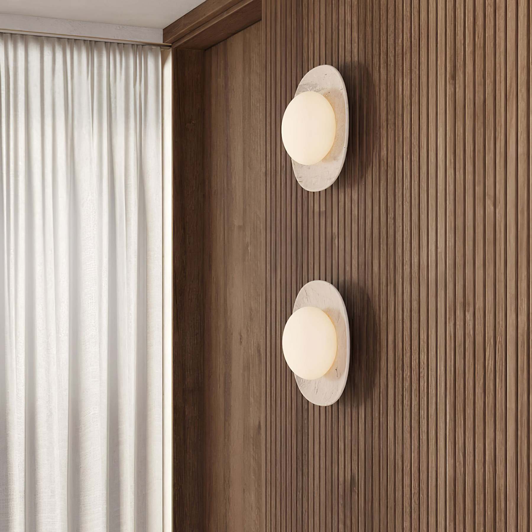 Carrara Cusp Sconce Aplique