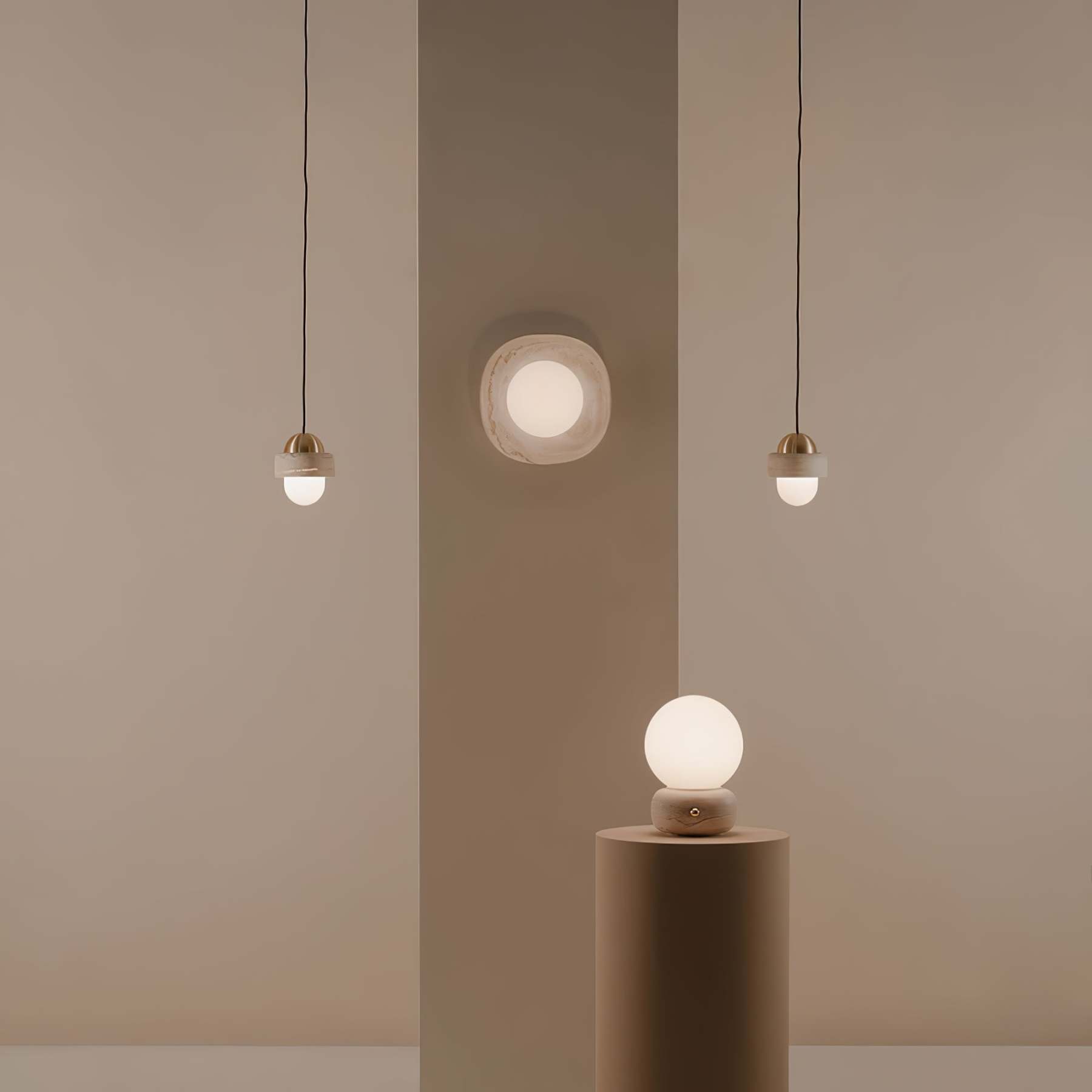 Carrara Cusp Sconce Aplique
