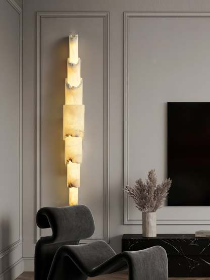 Cascading Alabaster Aplique