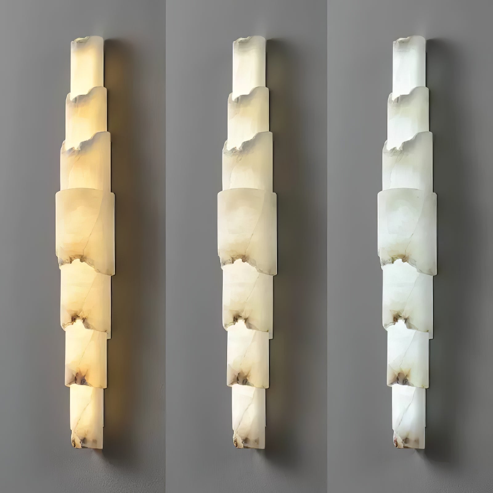 Cascading Alabaster Aplique
