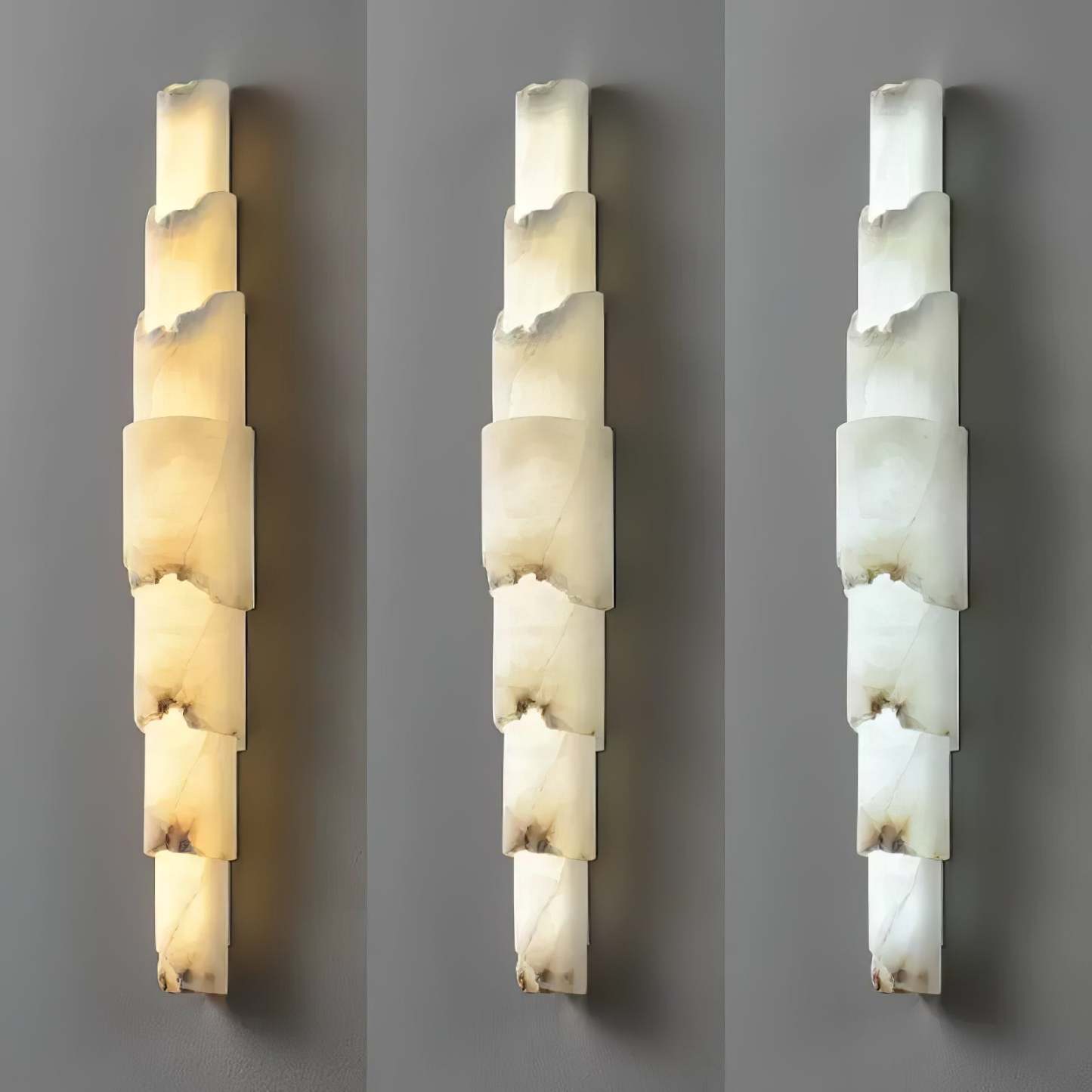 Cascading Alabaster Aplique