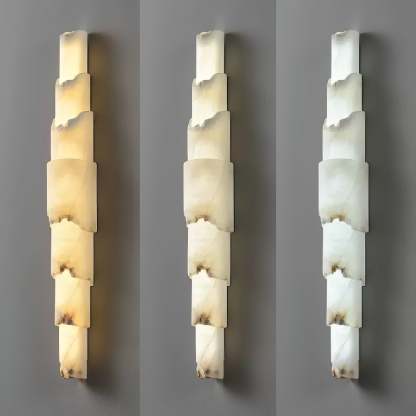 Cascading Alabaster Aplique