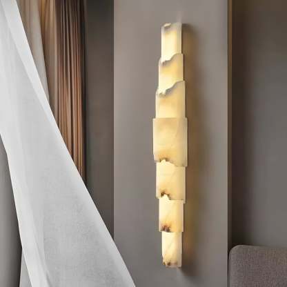 Cascading Alabaster Aplique