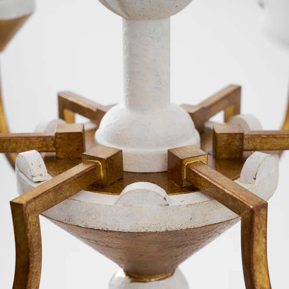 Alessio Magnífico Metal Madera Textil Lámparas de Araña Dormitorio Comedor