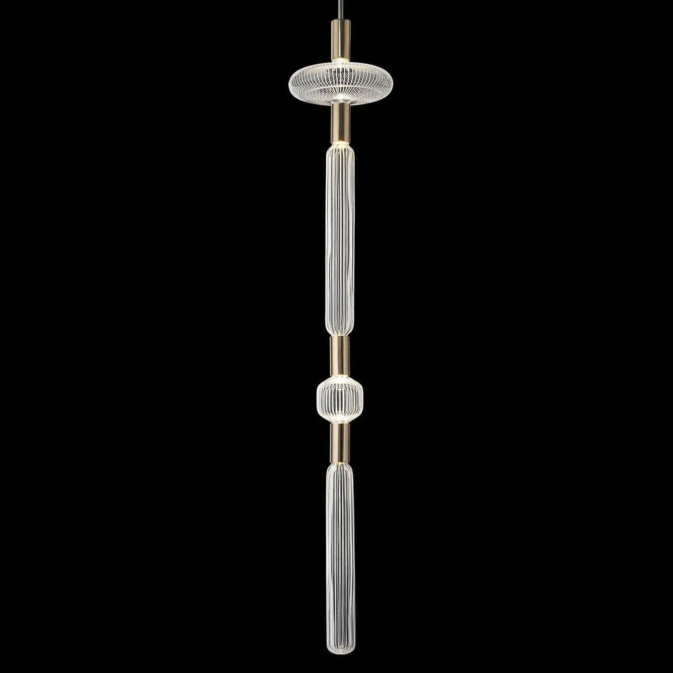 Alessio Vintage Metal Glass Pendant Light Bedroom Living Room