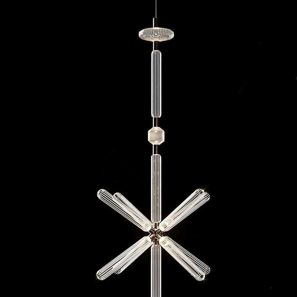 Alessio Vintage Metal Glass Pendant Light Bedroom Living Room