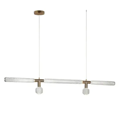 Alessio Vintage Metal Glass Pendant Light Bedroom Living Room