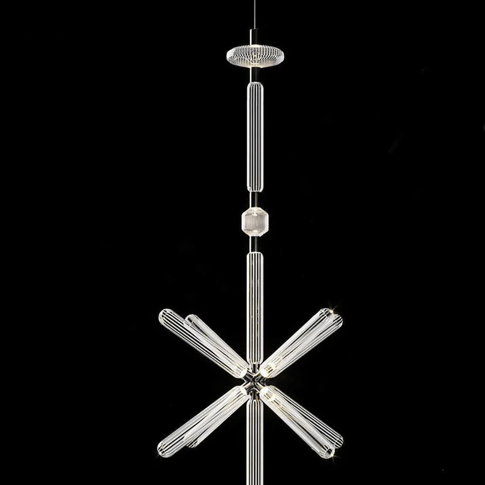 Alessio Vintage Metal Glass Pendant Light Bedroom Living Room