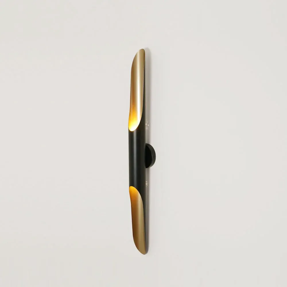 Orr Moderno Minimalismo Largo Metal Lámpara de Pared Dormitorio Salón Pasillo