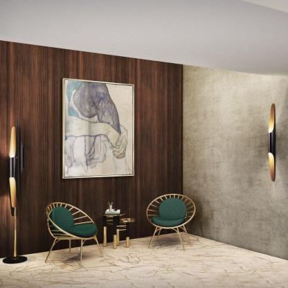 Orr Modern Minimalism Long Metal Wall Light Living Room Bedroom Hallway