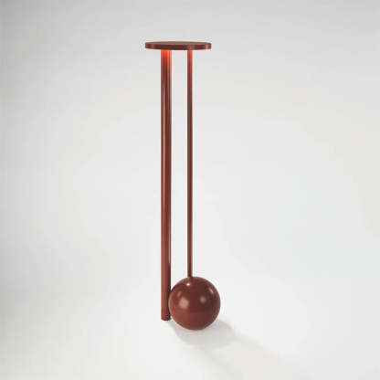 Axis Composition Red Floor Lamp