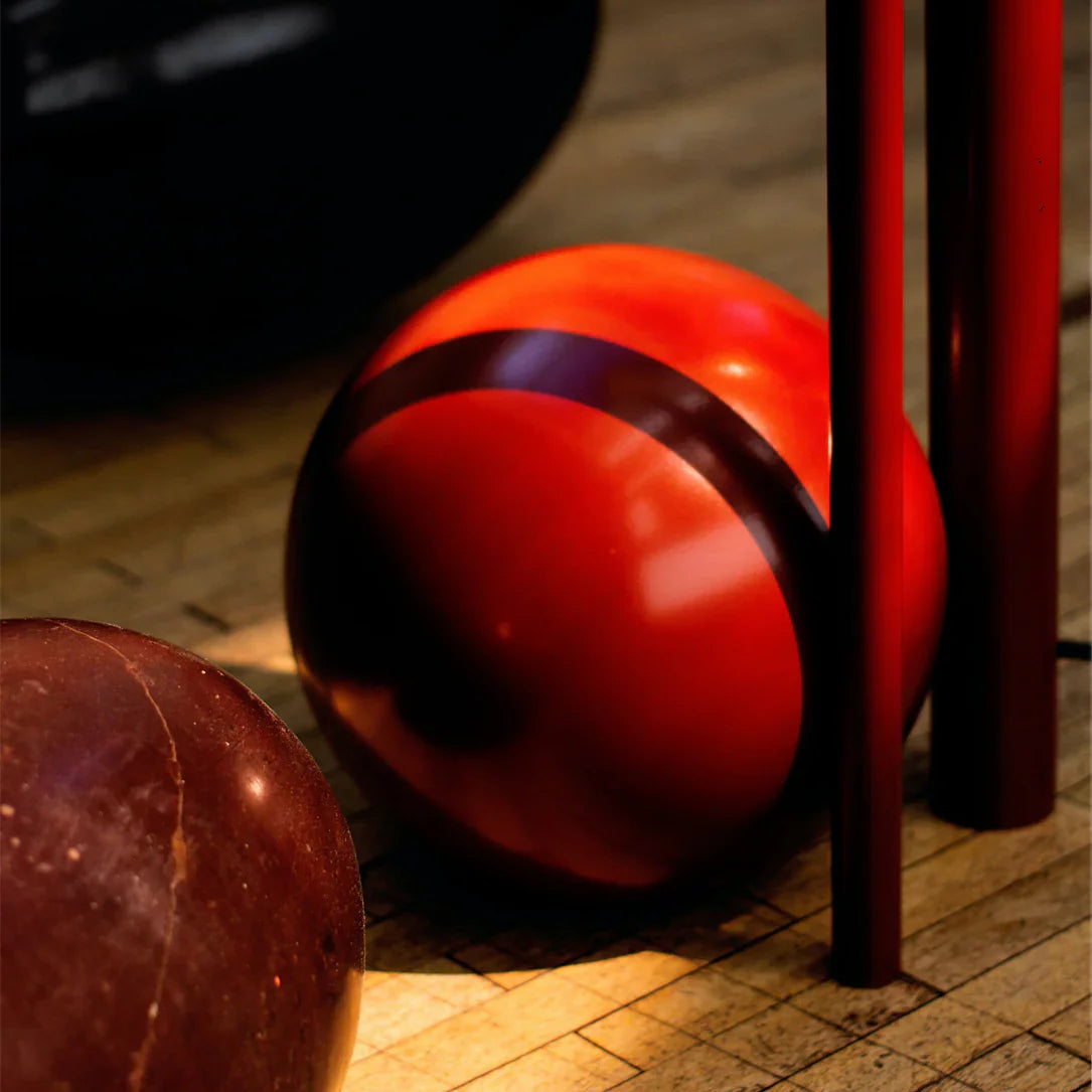 Axis Composition Red Floor Lamp