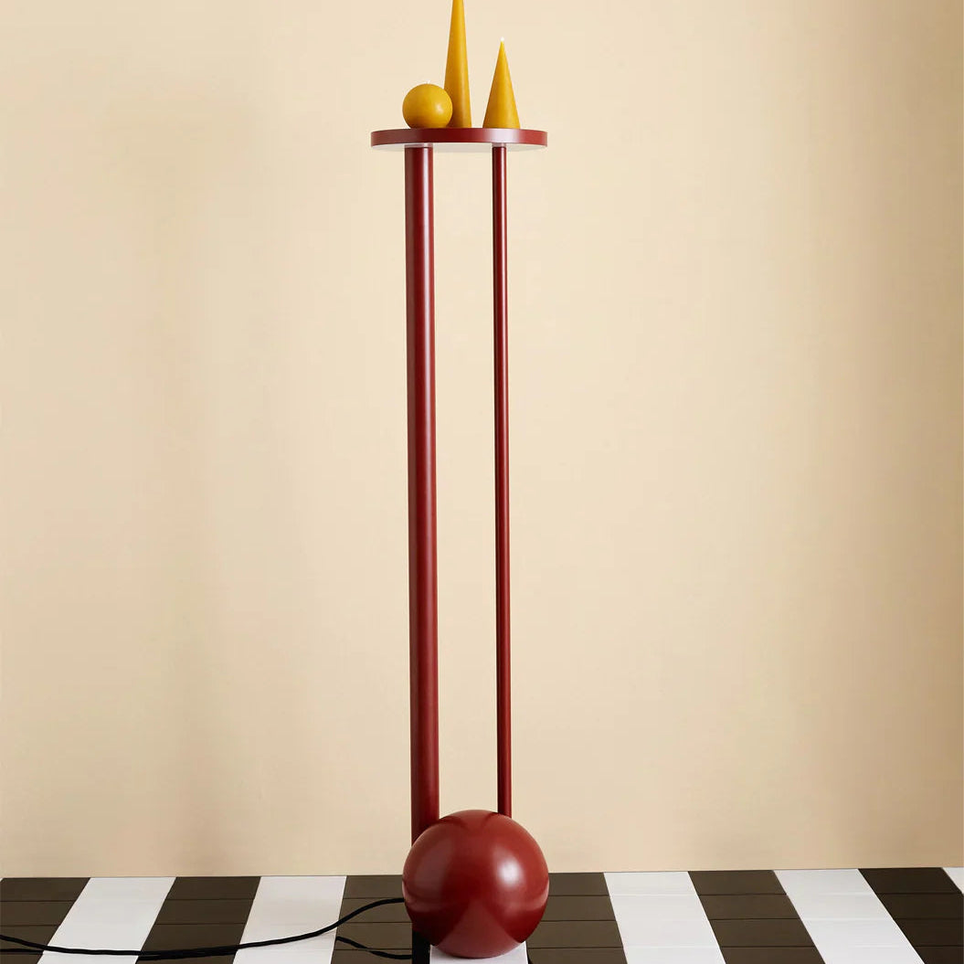 Axis Composition Red Floor Lamp