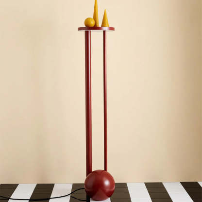 Axis Composition Red Floor Lamp