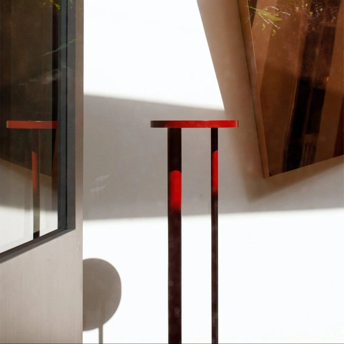 Axis Composition Red Floor Lamp