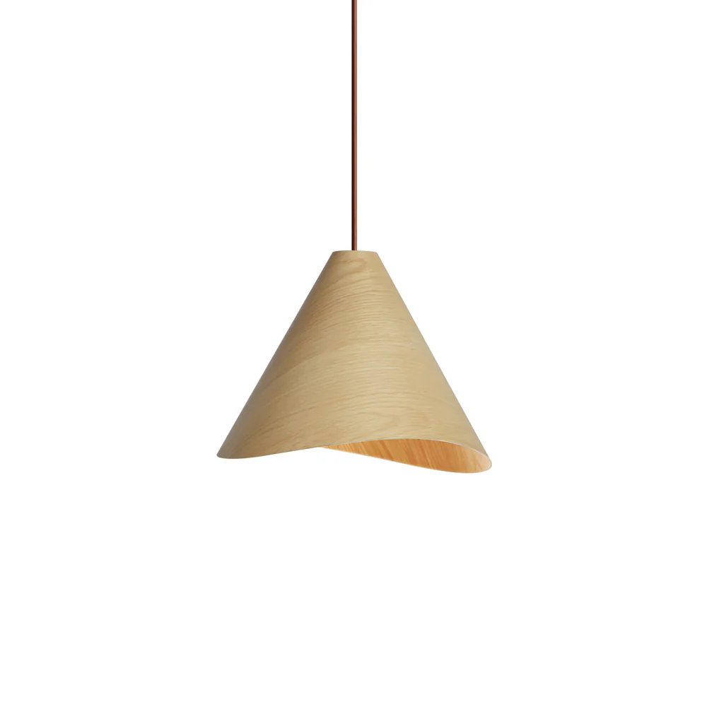 Muto Modern Cónica Madera Lámpara Colgante Comedor Isla de Cocina